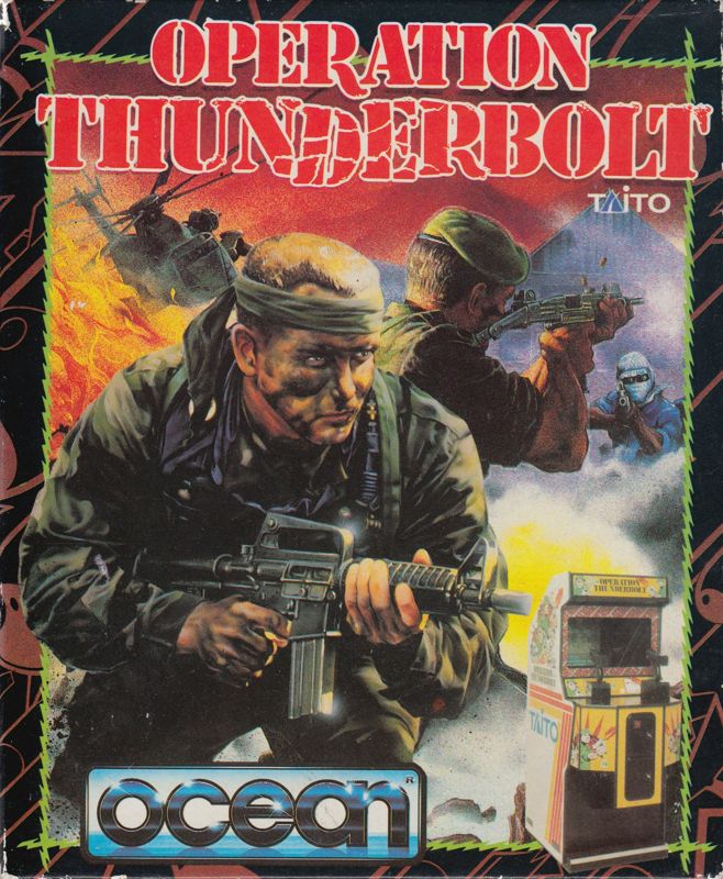 Operation Thunderbolt box art for Atari ST